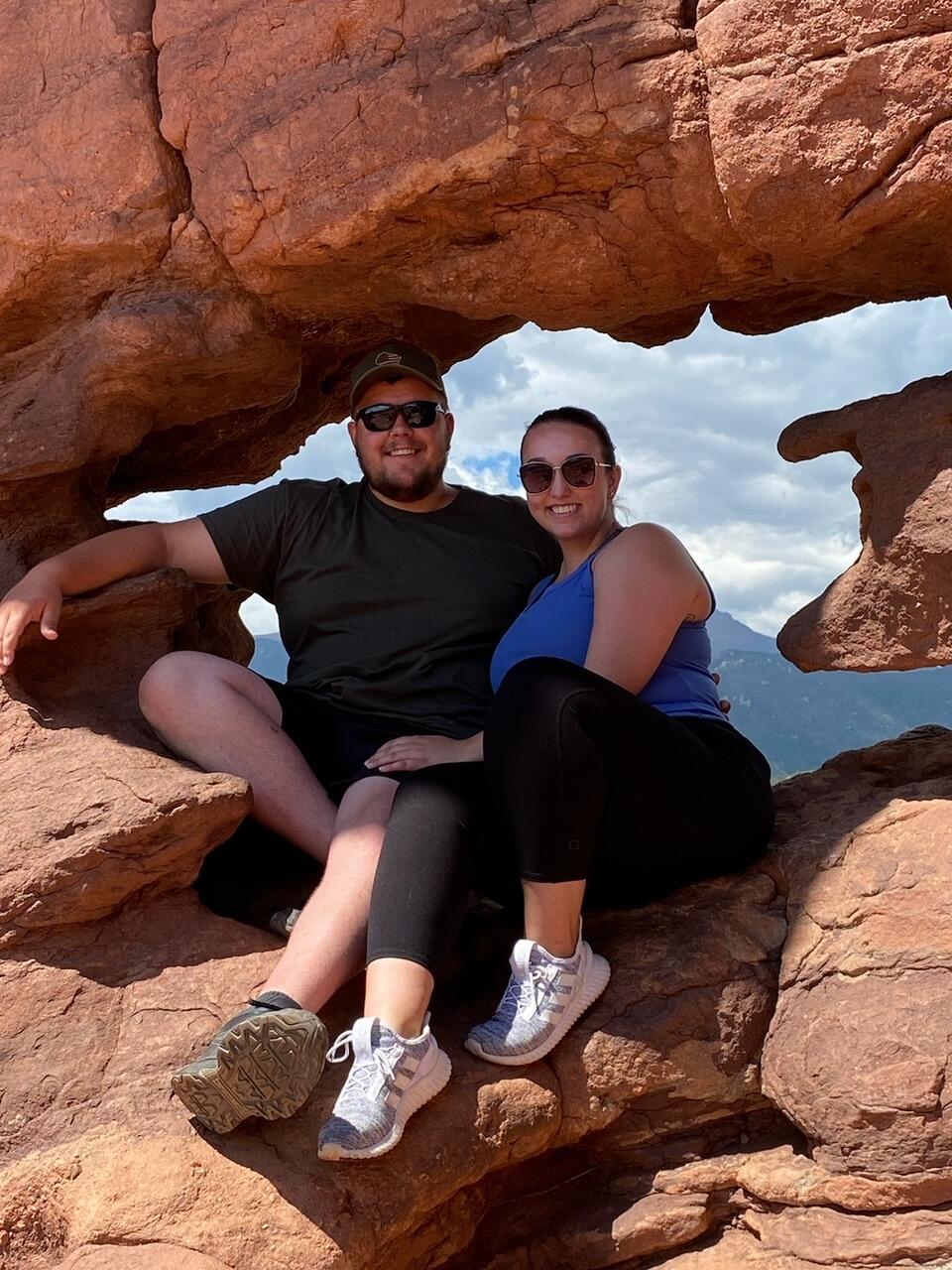 Garden of the Gods. Family trip to Colorado. The day before getting engaged