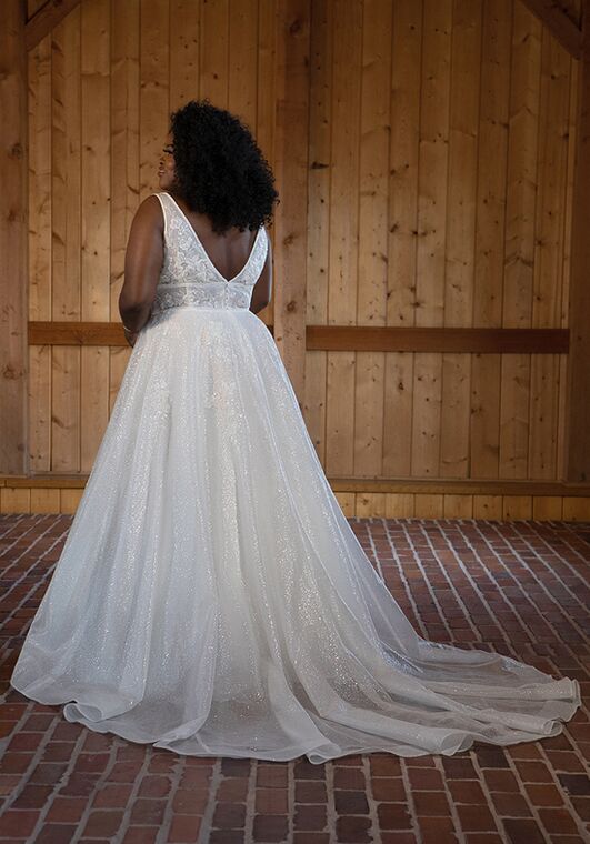 Essense of Australia D3445 A-Line Wedding Dress - 7