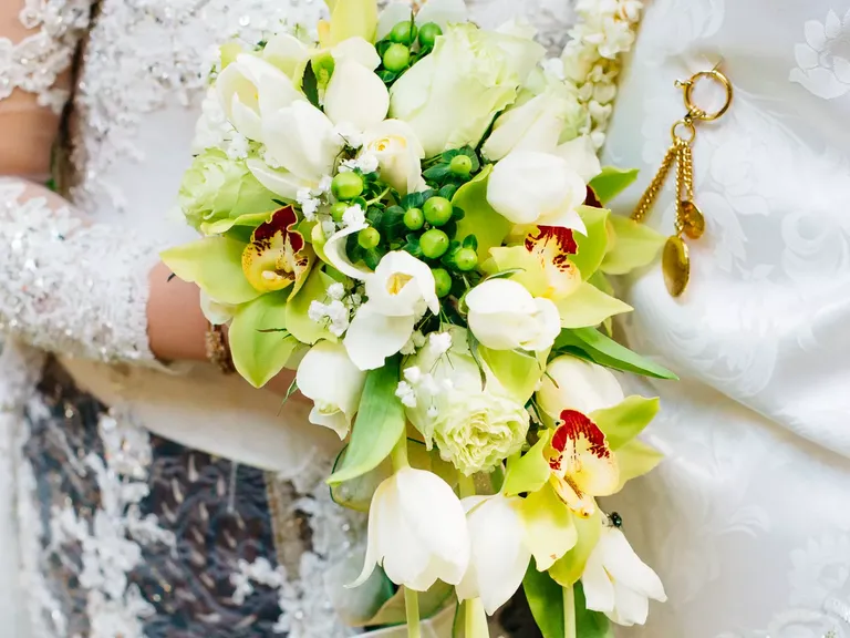 Charming Cascading Tulip Bouquet