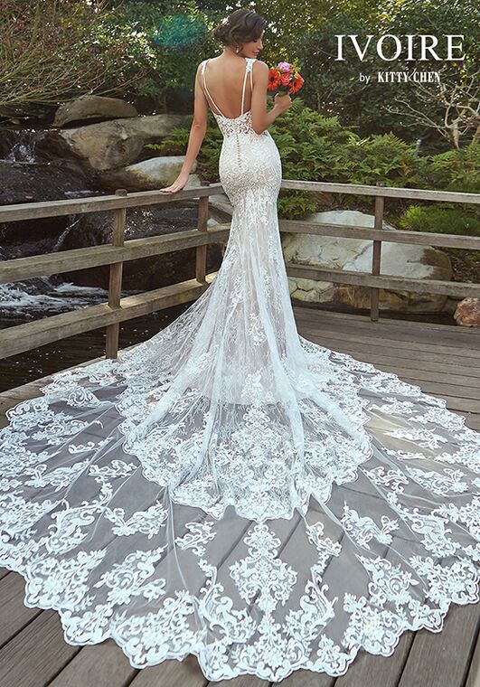 IVOIRE by KITTY CHEN SERENA, V2003 Mermaid Wedding Dress - 4