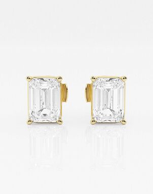 Grown Brilliance Stud Earrings - EAGTXE03684-GY4 Wedding Earring photo