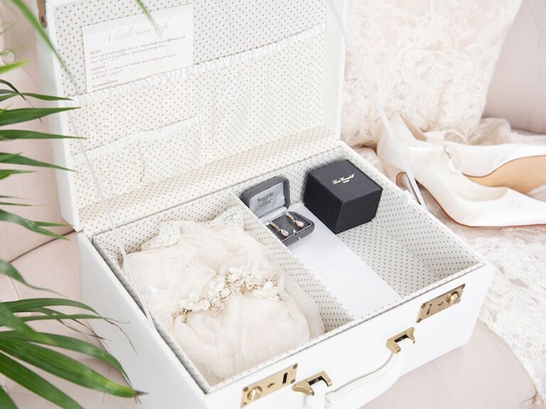 etsy personalized white wedding memory and card box for wedding gift for sister