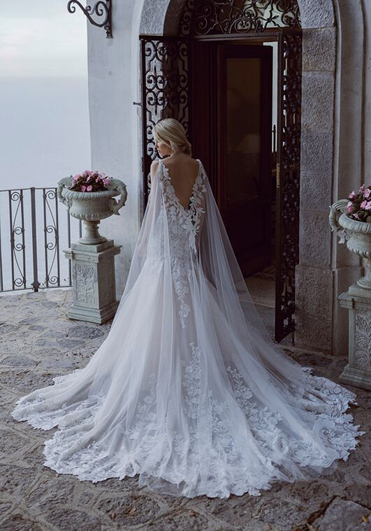 Amalfi Passion collection by Ricca Sposa Felicita 24-018 Mermaid and Trumpet Wedding Dress - 4