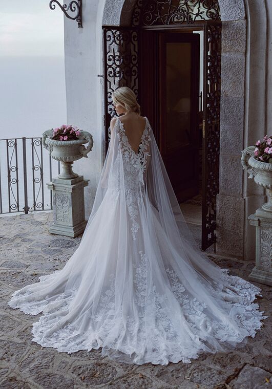 Amalfi Passion collection by Ricca Sposa Felicita 24-018 Mermaid Wedding Dress - 4