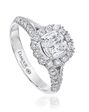 Christopher Designs Classic Cushion Cut Engagement Ring - thumbnail - 1