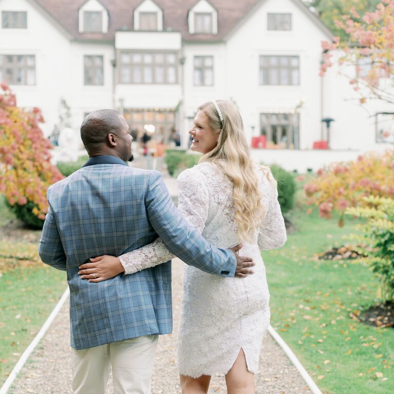 Engagement photos beside your engagement party venue