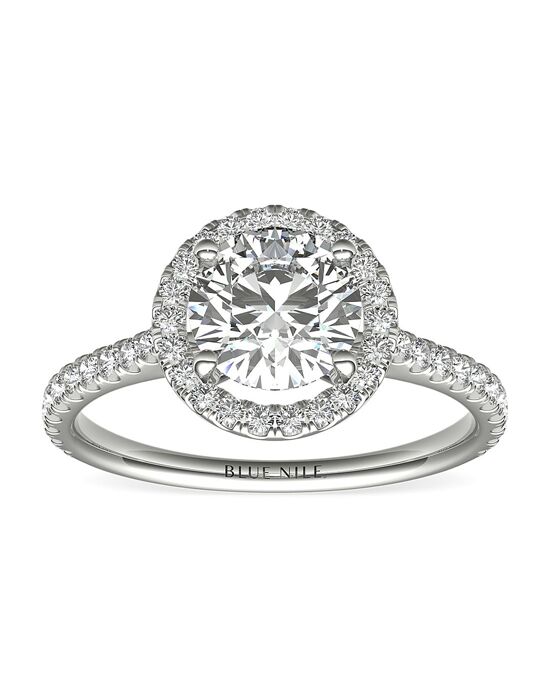 Blue Nile Round Cut Engagement Ring - 1