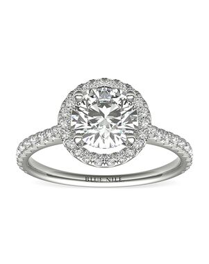 Blue Nile Round Cut Engagement Ring
