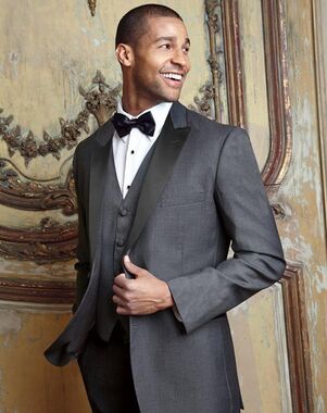 BLACKTIE MILAN Steel Grey Wedding Tuxedo Gray Tuxedo