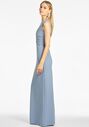Sachin & Babi Loretta Gown - Slate Blue V-Neck Bridesmaid Dress - thumbnail - 4