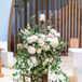 Cascading, Romantic Ceremony Floral Arrangements
