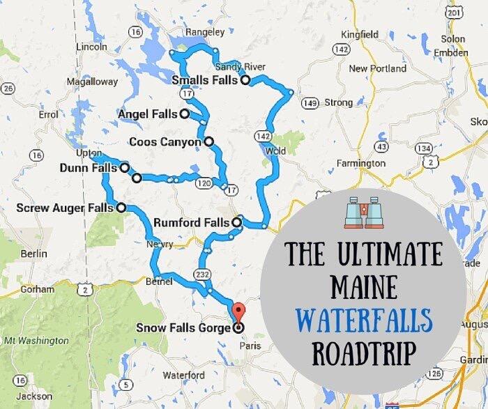 Picture of Maine's best waterfalls