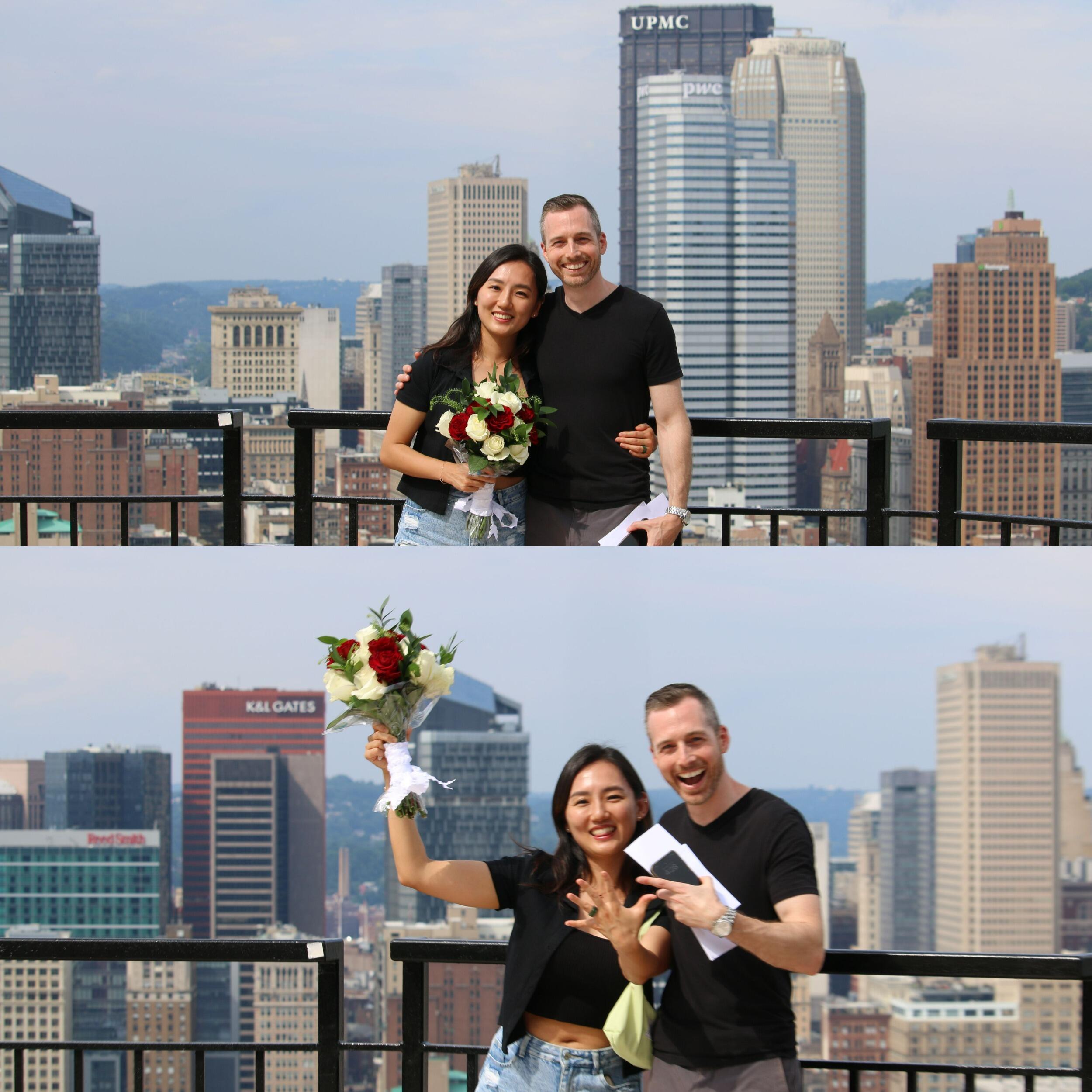 Picture of She said YES!