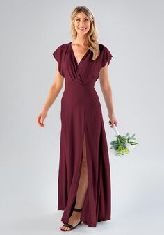 Kennedy Blue Ava V-Neck and Plunge Bridesmaid Dress