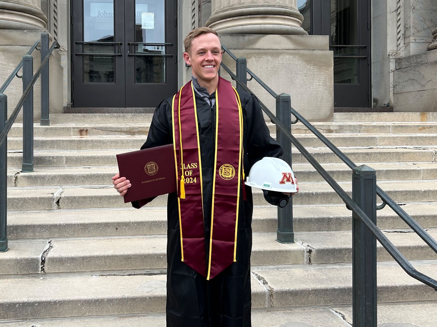 Picture of Ben Graduates College!