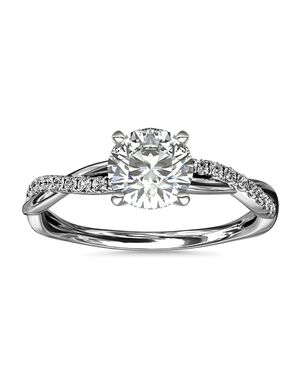 Blue Nile Round Cut Engagement Ring