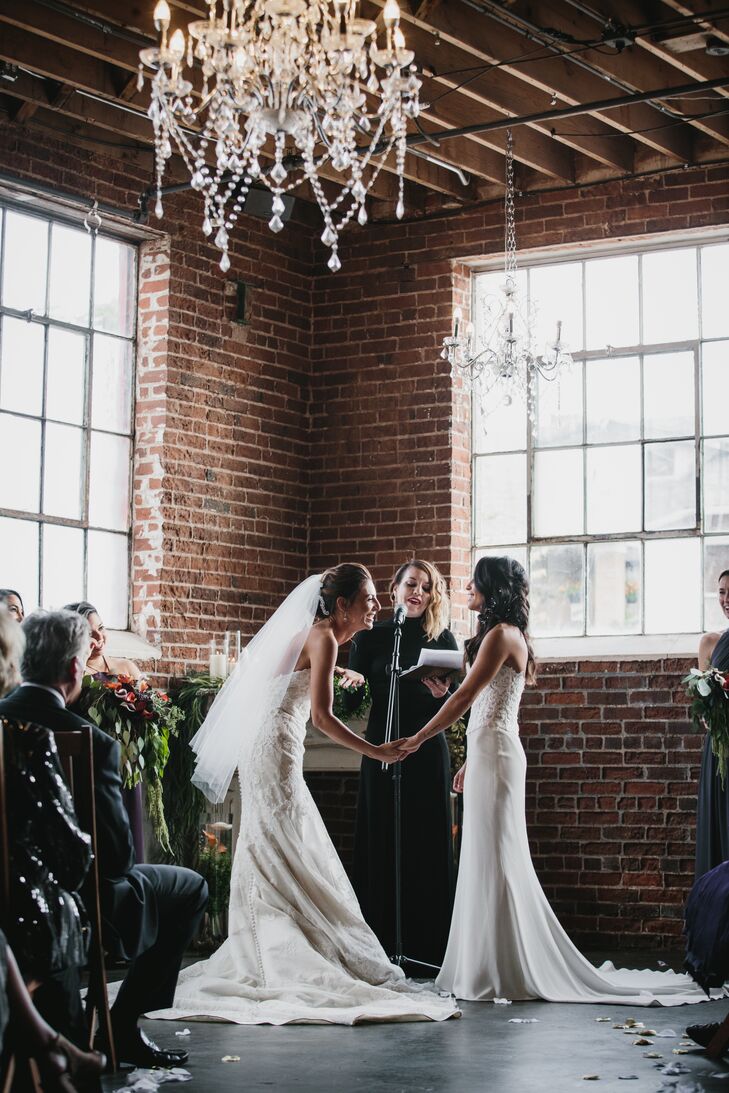Rustic Industrial Loft Ceremony