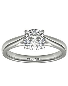 Blue Nile Round Cut Engagement Ring