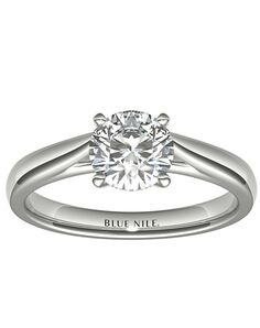 Blue Nile Round Cut Engagement Ring
