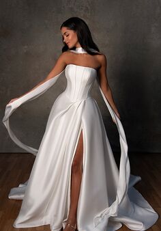 Essense of Australia D4389 A-Line Wedding Dress