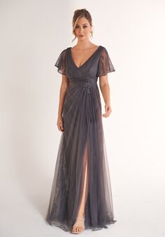 Jade Couture Mother of the Bride by Jasmine K278068U Grey Mother Of The Bride Dress