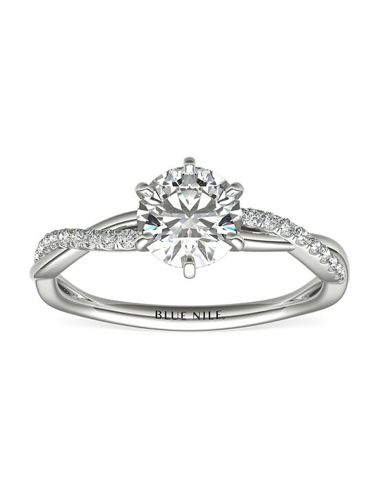 Blue Nile Round Cut Engagement Ring - 1