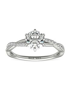 Blue Nile Round Cut Engagement Ring