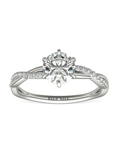 Blue Nile Round Cut Engagement Ring
