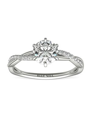 Blue Nile Round Cut Engagement Ring