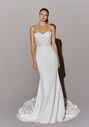 Justin Alexander Signature Zion Fit-and-Flare Wedding Dress - thumbnail - 4