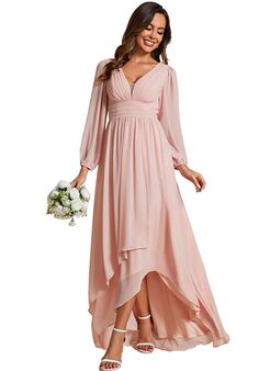 Ever-Pretty ES02043 V-Neck and Plunge Bridesmaid Dress