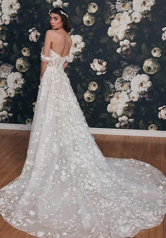 Calla Blanche 121234 Coreena A-Line Wedding Dress - 4