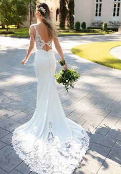 Stella York 6834 Fit-and-Flare Wedding Dress