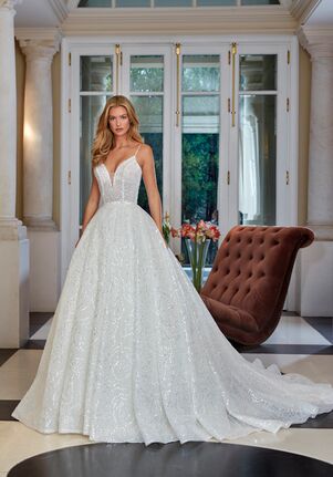 Demetrios DP462 Ball Gown Wedding Dress