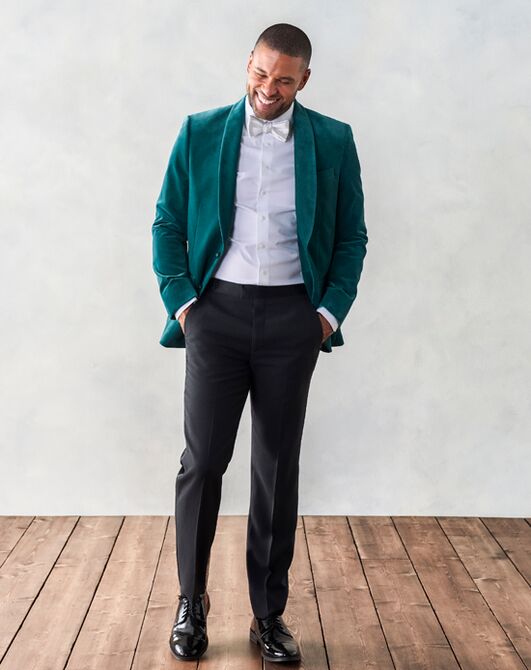 The Black Tux Green Velvet Jacket Tuxedo Green Tuxedo - 6