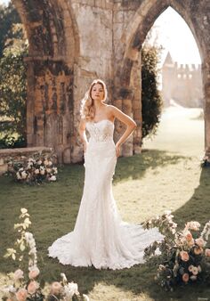 Disney Fairy Tale Weddings Aurora- DP401 Sheath Wedding Dress