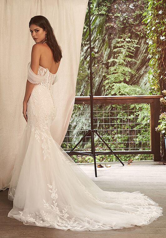 Lillian West 66274 Mermaid and Trumpet Wedding Dress - 4