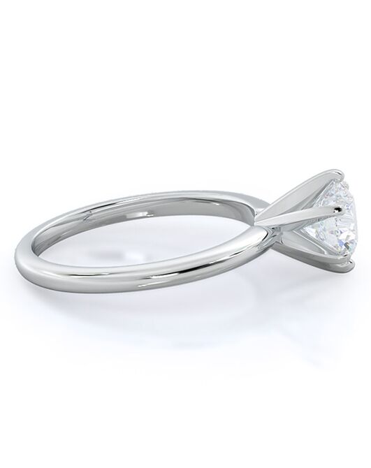 With Clarity Classic Marquise, Pear, Round, Oval Cut Engagement Ring - 2