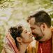 Couple Portraits During Indian Wedding at Overbrook House in Buzzards Bay, Massachusetts