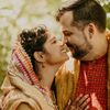 Vibrant Shades of Red and Orange Wowed at This Wedding at Overbrook House in Massachusetts