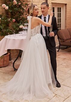 Ladivine CD827W Ball Gown Wedding Dress