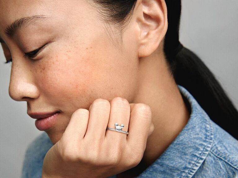 Mickey Mouse Pandora ring bridesmaid gift idea