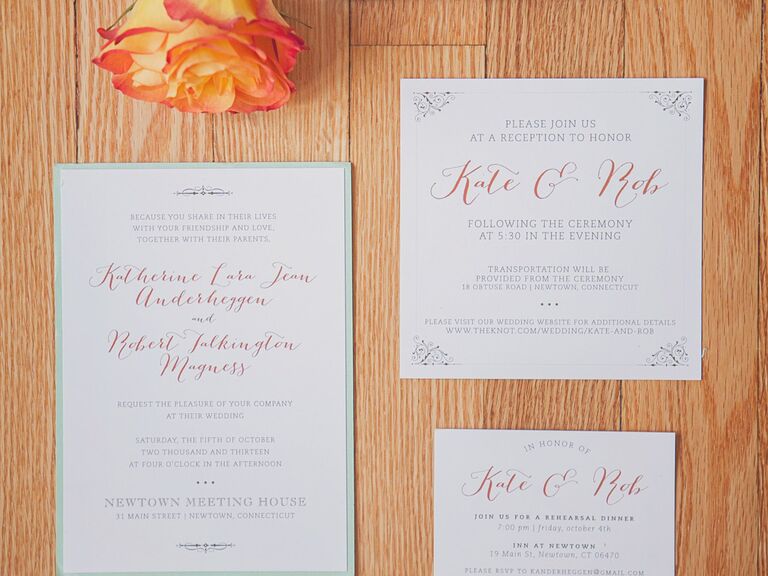 Real Wedding Invitations