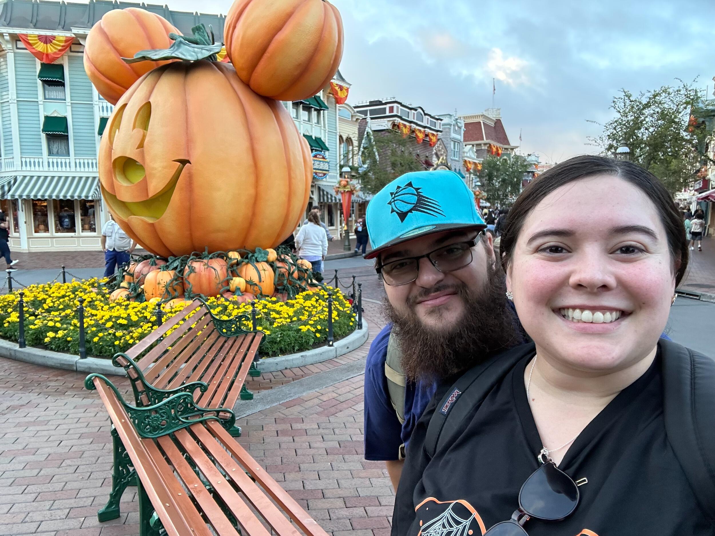 Our first of many trips to Disneyland.