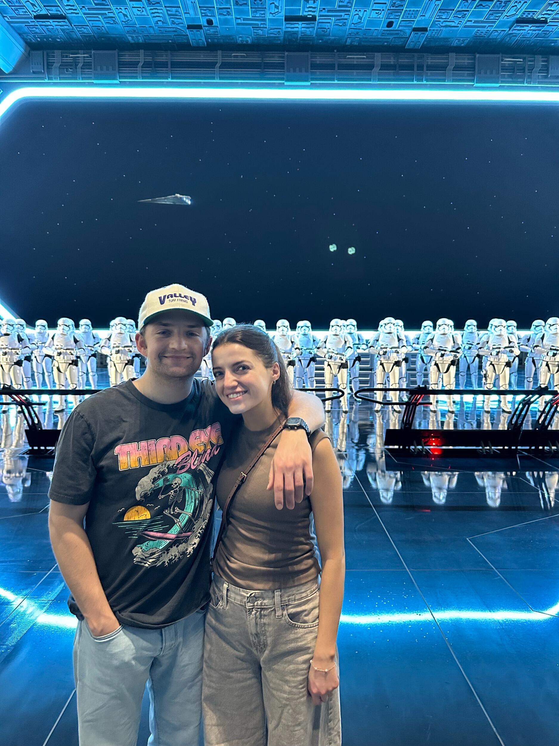 Disney World for Christmas with the Sampsons. Noah with his first love -- Star Wars
