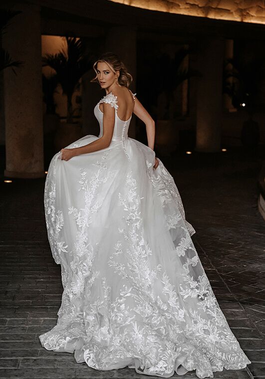 Abella Laura Ball Gown Wedding Dress - 7