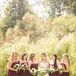 Short Burgundy Strapless Bridesmaid Dresses