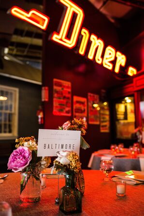 Rustic Wildflower Centerpieces