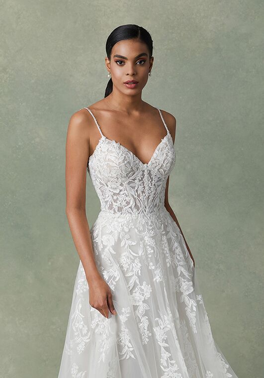 Justin Alexander Faris A-Line Wedding Dress - 4