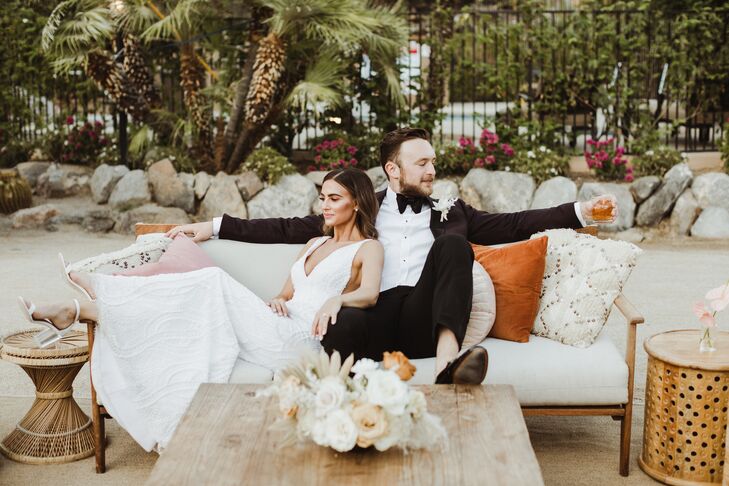 Wedding Portraits at Colony 29 in Palm Springs, California